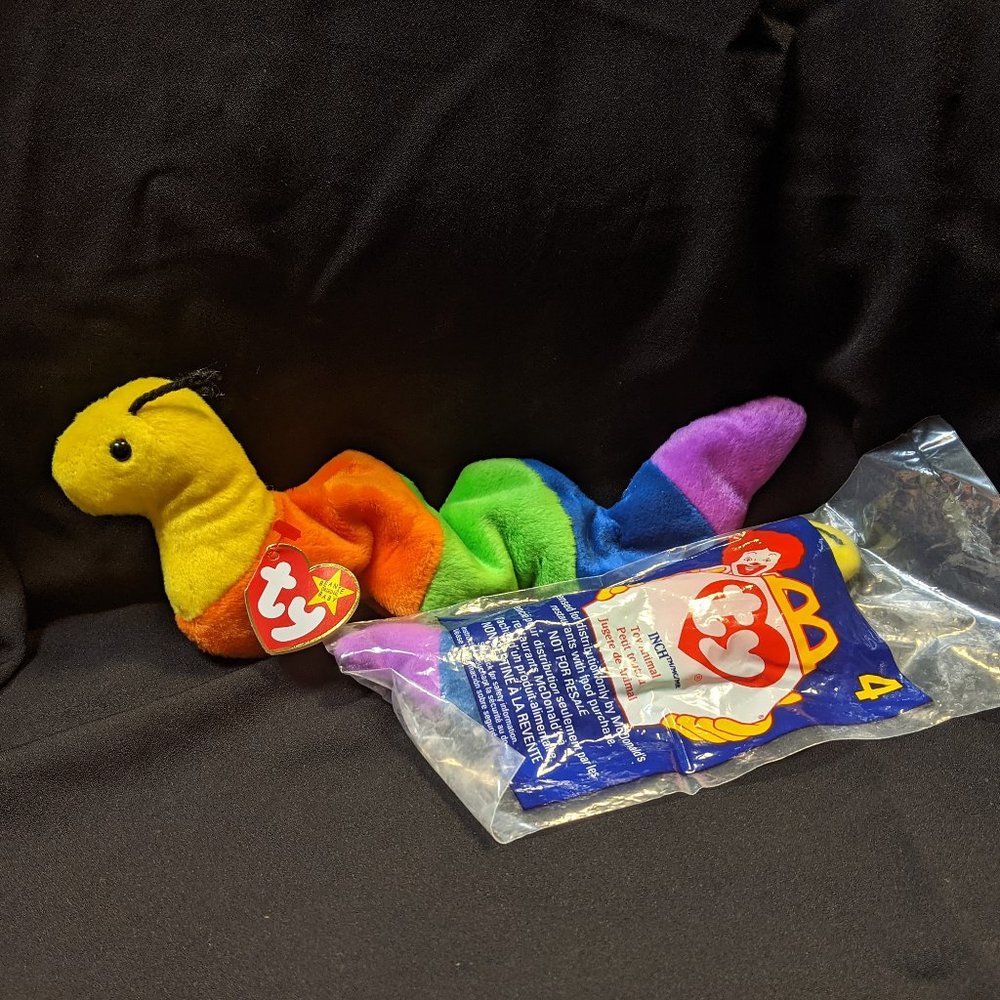 TY Inch 1995 Retired Ty Beanie Baby Collectible & Teenie SET NWT